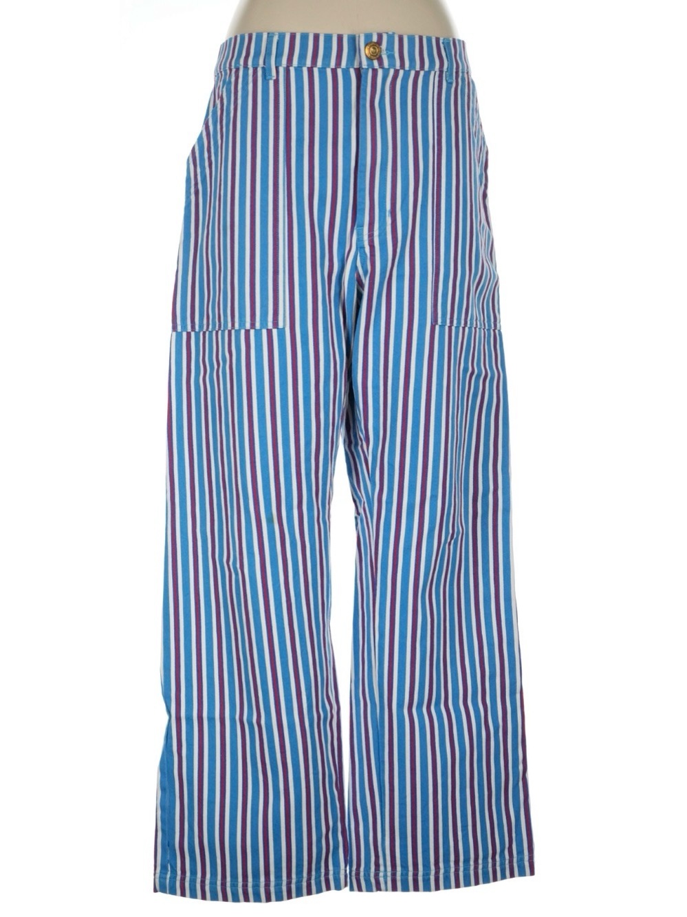 Big Bud Press Blue, Red & White Striped Work Pants